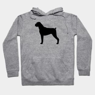 Boxer Dog Silhouette Hoodie